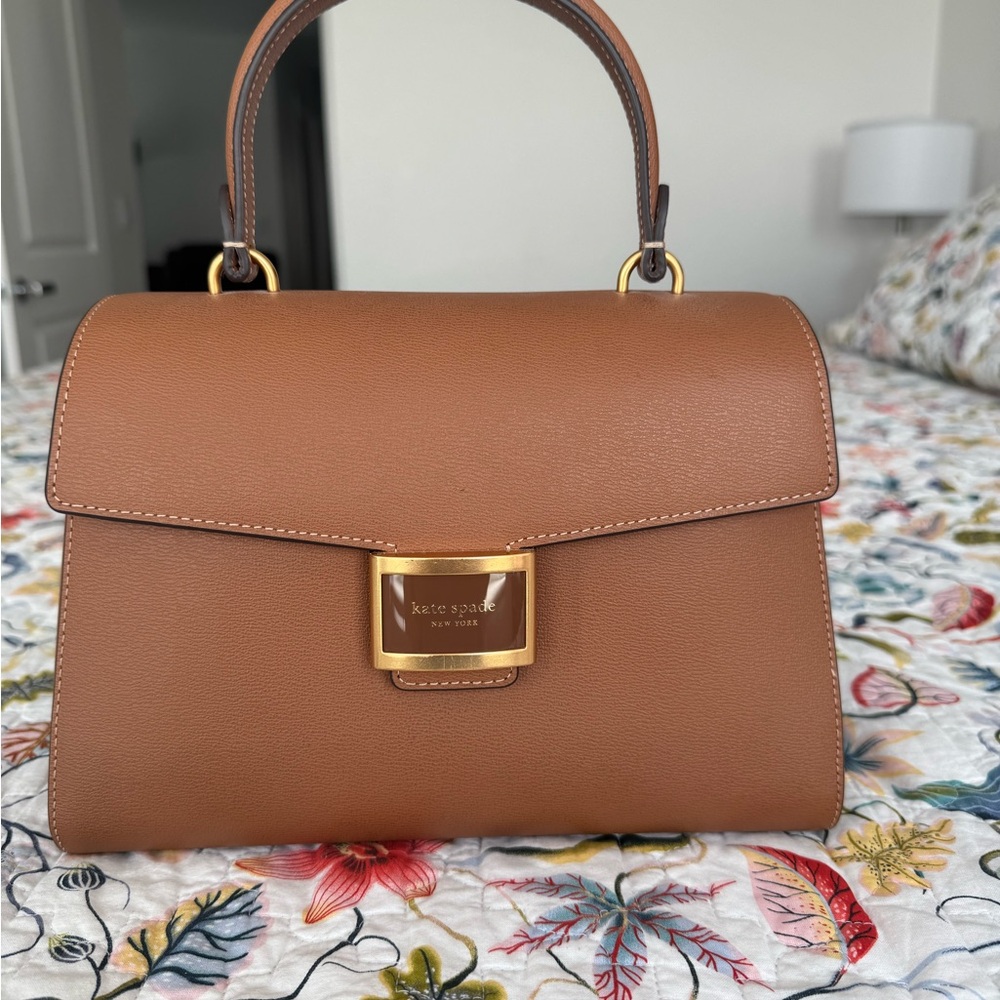 Kate Spade Tan Leather Satchel